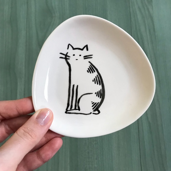 creativeco-op Other - Cat jewelry dish